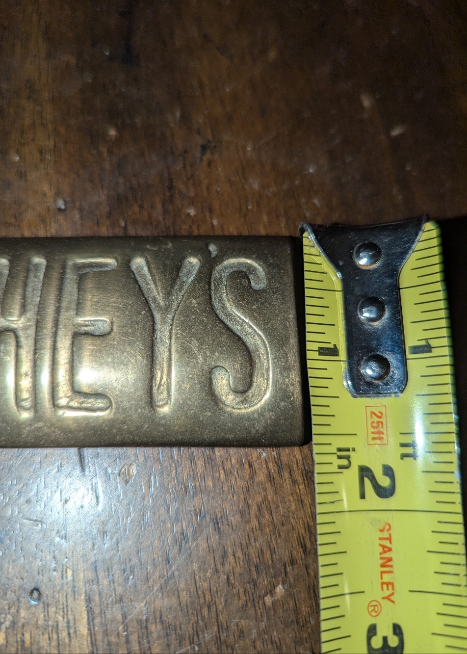 Hershey Candy Bar Brass - Picture 6 of 6